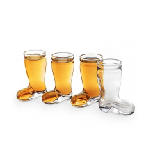 German style mini glass boot shots/ shot glass standard 1.3oz